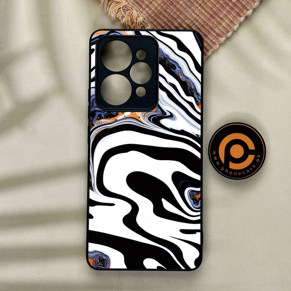 Realme 15 - Liquid Marble Design 10 - Premium Metal Printed Soft Bumper Shock Proof Case