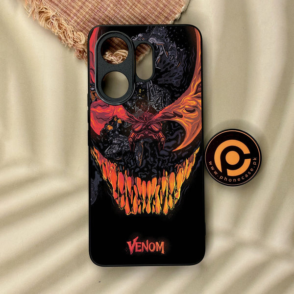 Vivo V60 - Venom Case - Premium Metal Printed Soft Bumper Shock Proof Case