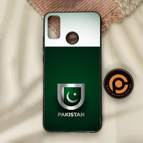 Honor 9X Lite - Pakistan Design 4 - Premium Metal Printed Soft Bumper Shock Proof Case