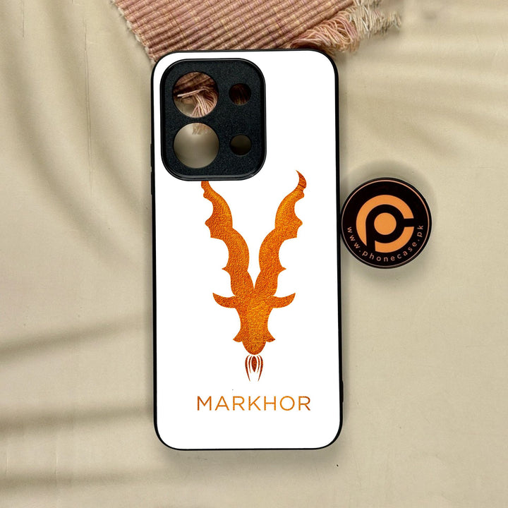 Xiaomi Poco C85 - Markhor Design 11 - Premium Metal Printed Soft Bumper Shock Proof Case