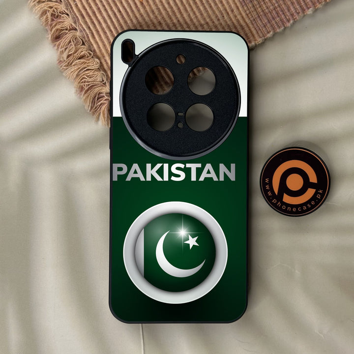 Vivo X300 Pro - Pakistani Flag Design 7 - Premium Metal Printed Soft Bumper Shock Proof Case