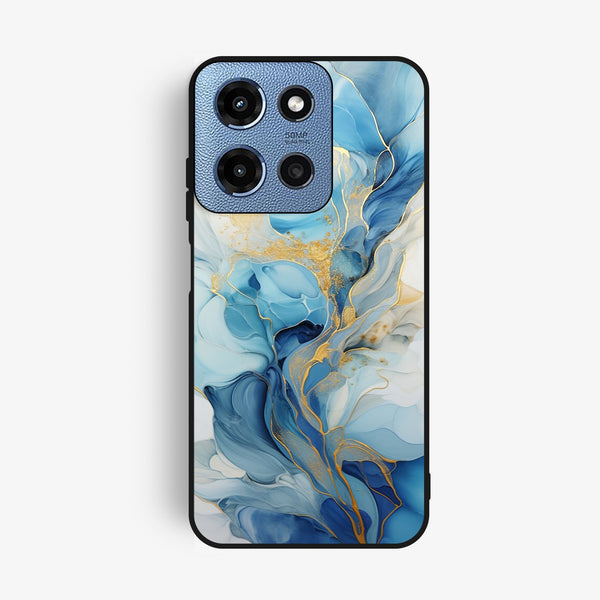 Motorola G Power 2025 - Liquid 2.0 Design 1 - Premium Metal Printed Soft Bumper Shock Proof Case
