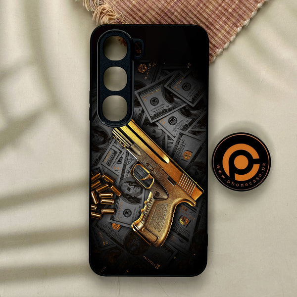 Vivo Y21d - Dollar Design 7 - Premium Metal Printed Soft Bumper Shock Proof Case