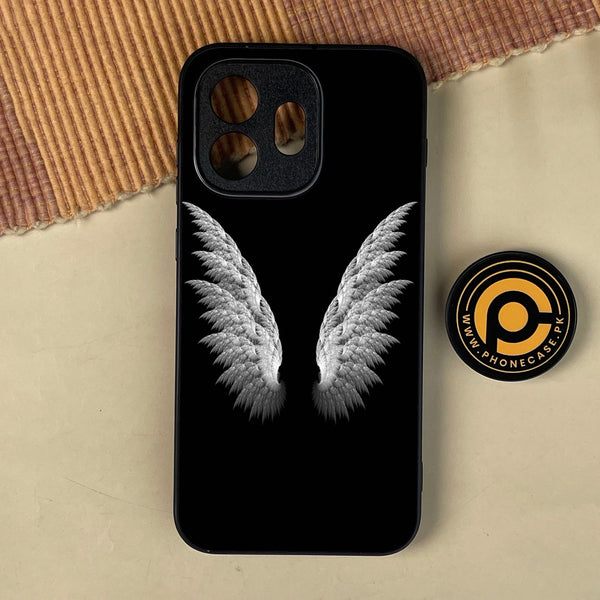 OnePlus 15T - Angel Wings Design 6 - Premium Metal Printed Soft Bumper Shock Proof Case