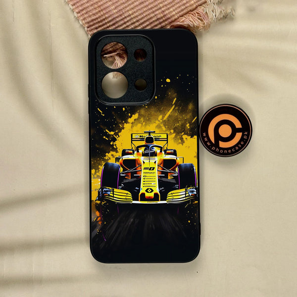 Xiaomi Redmi 15C - Formula 1 Design 5 - Premium Metal Printed Soft Bumper Shock Proof Case