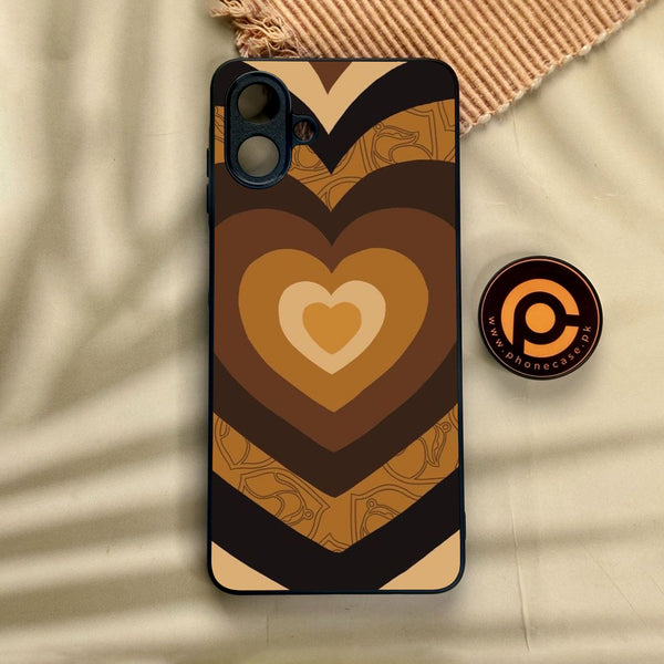 Samsung Galaxy A07 - Heart 2.0 Design 5 - Premium Metal Printed Soft Bumper Shock Proof Case