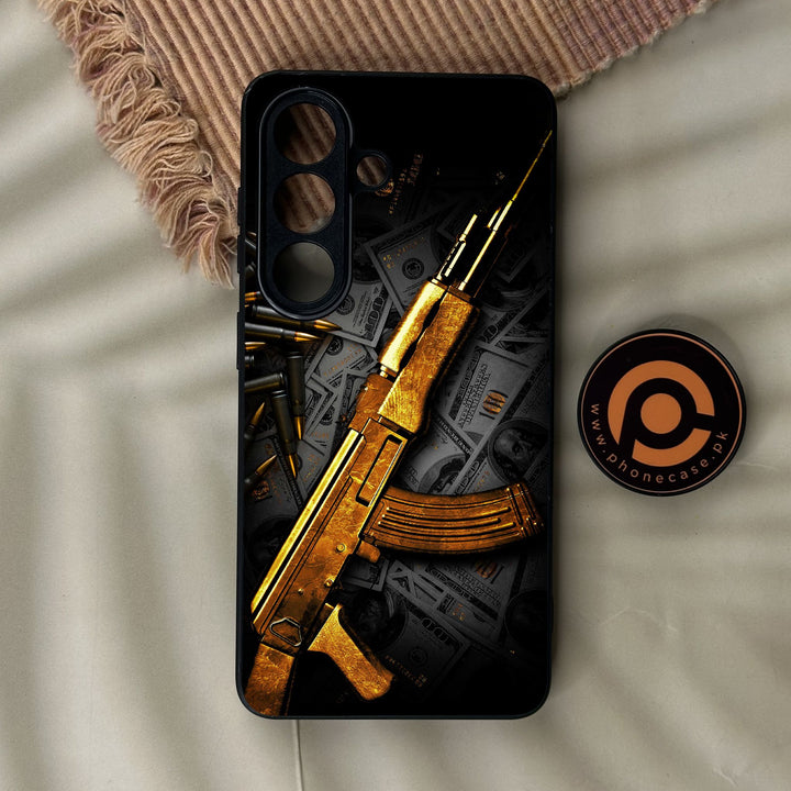 Samsung Galaxy S26 - Dollar Design 6 - Premium Metal Printed Soft Bumper Shock Proof Case