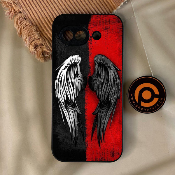 Google Pixel 10A - Angel 2.0 Design 10 - Premium Metal Printed Soft Bumper Shock Proof Case