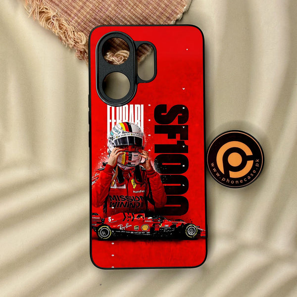 Vivo V60 - Formula 1 Design 8 - Premium Metal Printed Soft Bumper Shock Proof Case