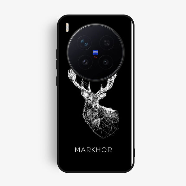 Vivo X300 Pro - Markhor Design 4 - Premium Metal Printed Soft Bumper Shock Proof Case