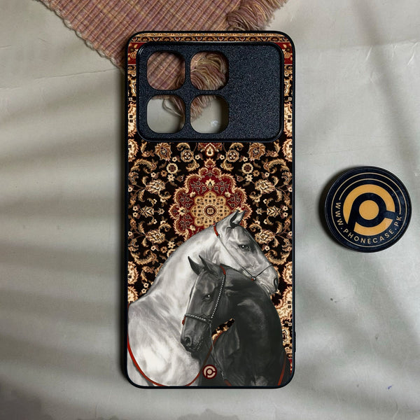 Redmi K70 Ultra - Horse Heritage - Premium Metal Printed Soft Bumper Shock Proof Case