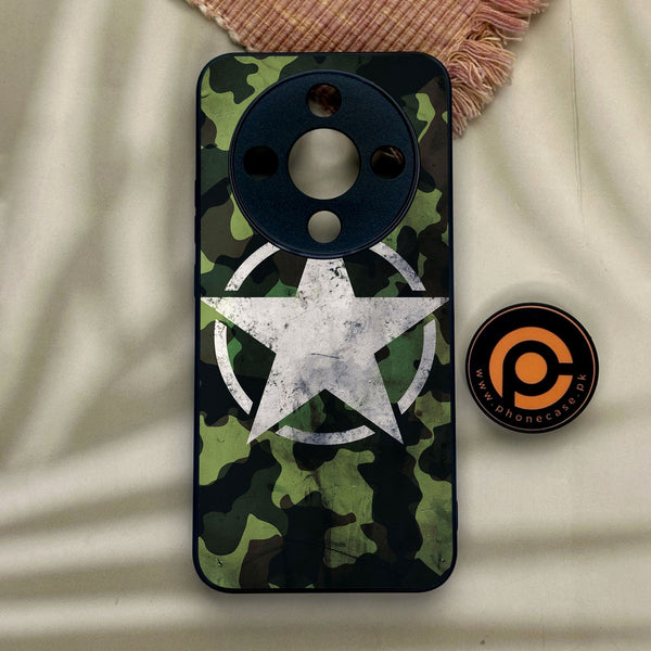 Honor x9d - Ndcom - Premium Metal Printed Soft Bumper Shock Proof Case