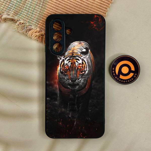 Samsung Galaxy A17 - Tiger Design 6 - Premium Metal Printed Soft Bumper Shock Proof Case