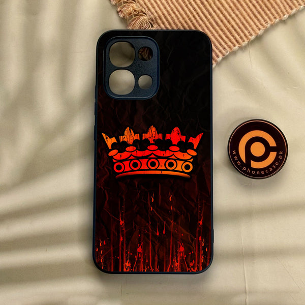 Oppo A6 Pro - King Design 4 - Premium Metal Printed Soft Bumper Shock Proof Case