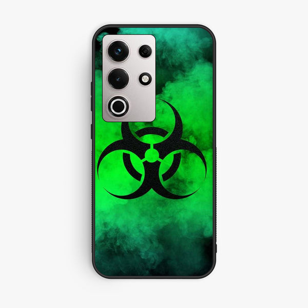 Itel S25 Ultra - Biohazard Design 7 - Premium Metal Printed Soft Bumper Shock Proof Case