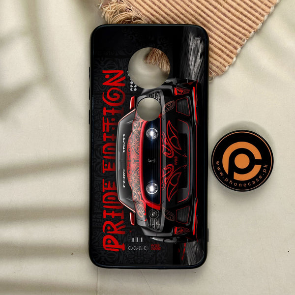 Motorola Moto G7 - Cobra X Racing Car - Premium Metal Printed Soft Bumper Shock Proof Case