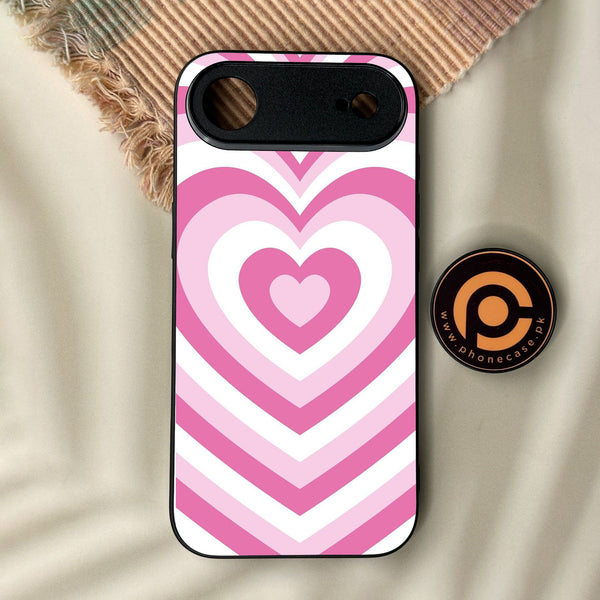 iPhone Air - Heartbeat Design 3 - Premium Metal Printed Soft Bumper Shock Proof Case