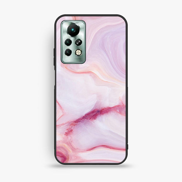 Infinix Note 11 Pro - Pink Design 8 - Premium Metal Printed Soft Bumper Shock Proof Case