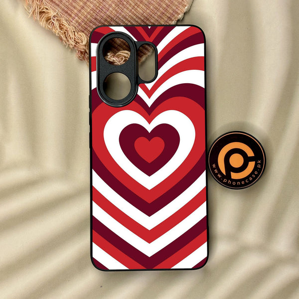 Vivo V60 - Heartbeat Design 5 - Premium Metal Printed Soft Bumper Shock Proof Case