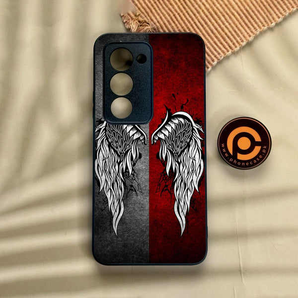 Xiaomi Redmi 15 - Angel Wings Design 2 - Premium Metal Printed Soft Bumper Shock Proof Case
