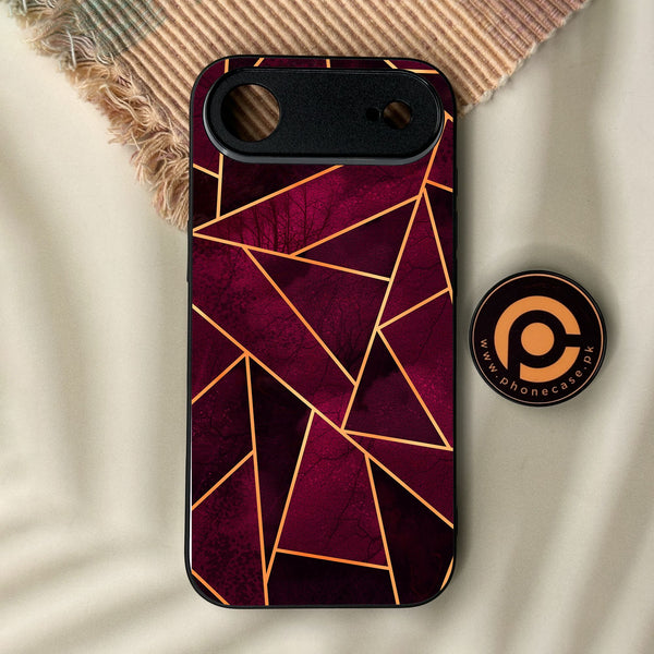 iPhone Air - Geometric Design 4 - Premium Metal Printed Soft Bumper Shock Proof Case
