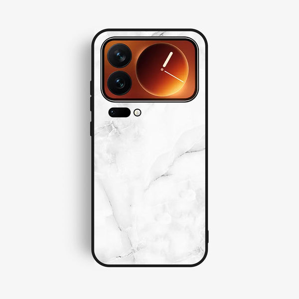 Xiaomi 17 Pro Max - White Design 5 - Premium Metal Printed Soft Bumper Shock Proof Case