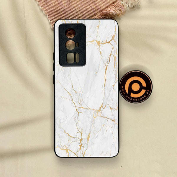 Xiaomi Redmi K60 Pro - White Design 8 - Premium Metal Printed Soft Bumper Shock Proof Case
