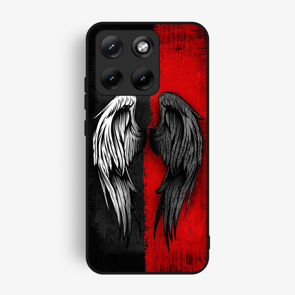 Motorola Edge 70 Fusion Plus - Angel 2.0 Design 10 - Premium Metal Printed Soft Bumper Shock Proof Case