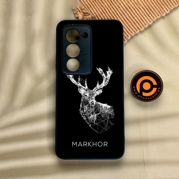 Xiaomi Redmi 15 - Markhor Design 4 - Premium Metal Printed Soft Bumper Shock Proof Case