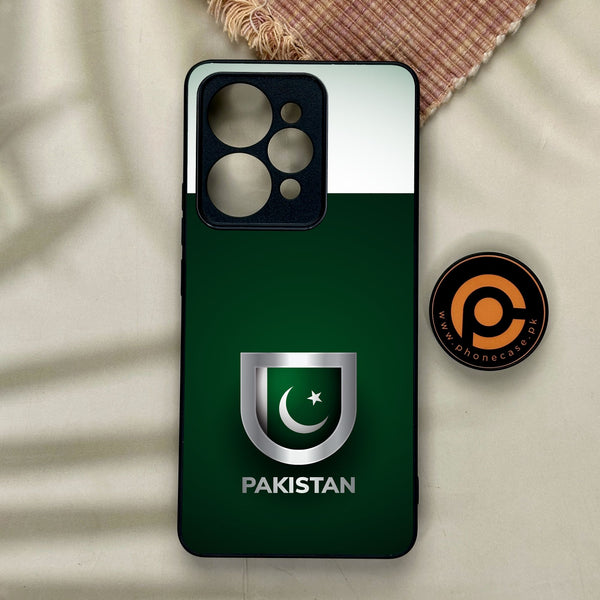 Realme 15 - Pakistani Flag Design 4 - Premium Metal Printed Soft Bumper Shock Proof Case