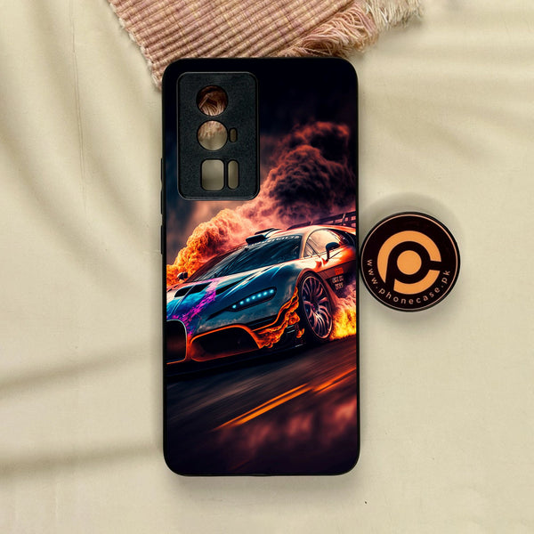 Xiaomi Redmi K60 Pro - Racing Design 4 - Premium Metal Printed Soft Bumper Shock Proof Case