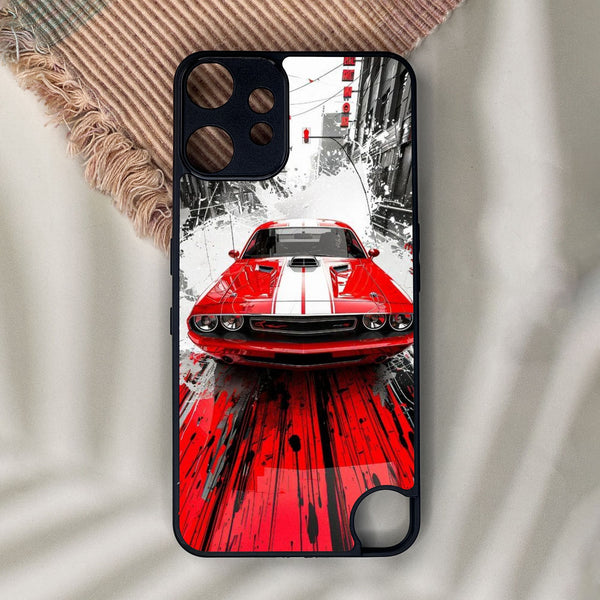 Nothing CMF Phone 2 Pro - Red Muscle Car Thrill - Premium Metal Printed Soft Bumper Shock Proof Case