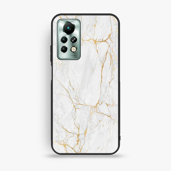 Infinix Note 11 Pro - White Design 8 - Premium Metal Printed Soft Bumper Shock Proof Case