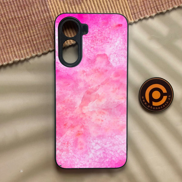Xiaomi Redmi A7 Pro - Pink Marble 2.0 Design 5 - Premium Metal Printed Soft Bumper Shock Proof Case