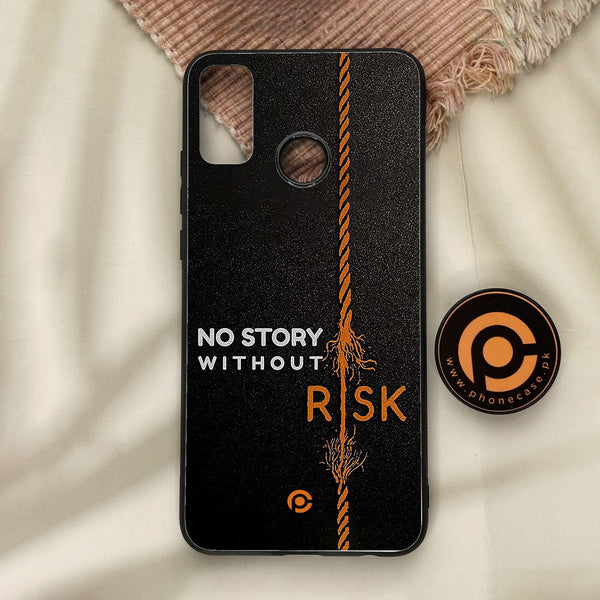 Honor 9X Lite - The Risk Taker - Premium Metal Printed Soft Bumper Shock Proof Case