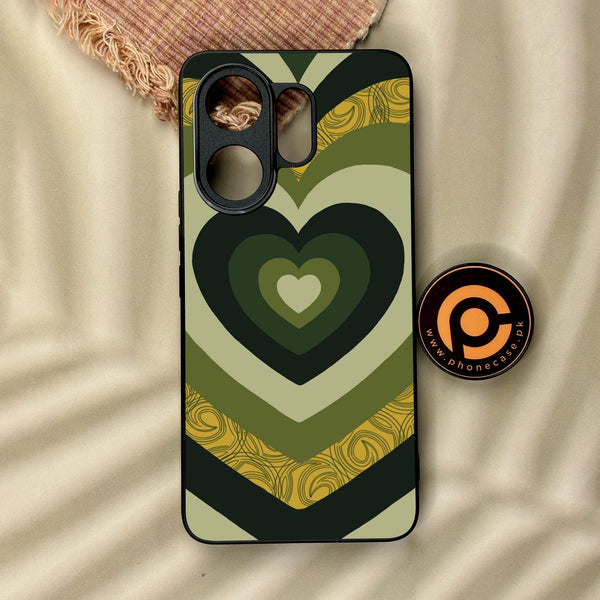 Vivo V60 - Heart 2.0 Design 1 - Premium Metal Printed Soft Bumper Shock Proof Case