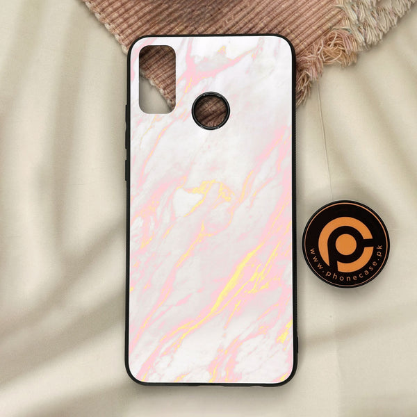Honor 9X Lite - Pink Design 7 - Premium Metal Printed Soft Bumper Shock Proof Case