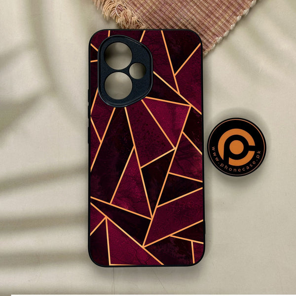 Honor 400 - Geometric Design 7 - Premium Metal Printed Soft Bumper Shock Proof Case