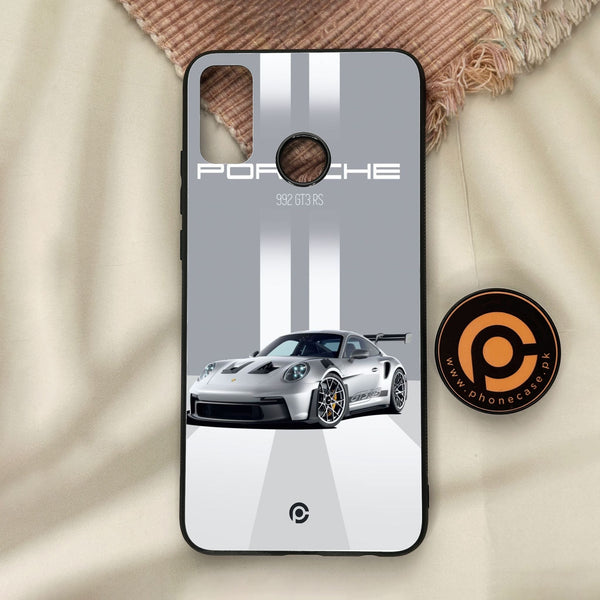 Honor 9X Lite - Porsche Gt3 Rs Thrill - Premium Metal Printed Soft Bumper Shock Proof Case
