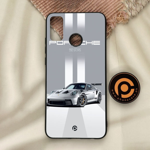 Honor 9X Lite - Porsche Gt3 Rs Thrill - Premium Metal Printed Soft Bumper Shock Proof Case