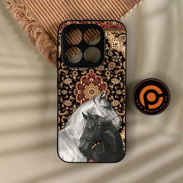 Xiaomi 17 - Horse Heritage - Premium Metal Printed Soft Bumper Shock Proof Case