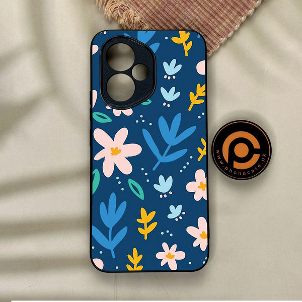 Honor 400 - Colorful Flowers - Premium Metal Printed Soft Bumper Shock Proof Case