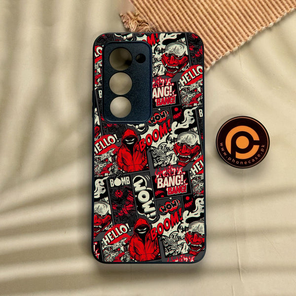 Xiaomi Redmi 15 - Boom Red - Premium Metal Printed Soft Bumper Shock Proof Case