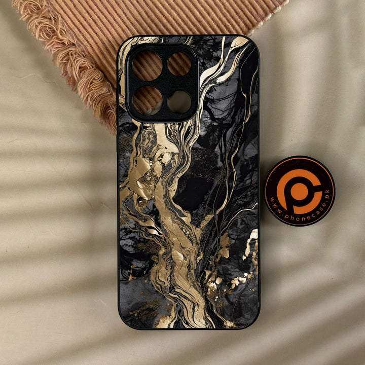 OnePlus Turbo 6 - Liquid Marble Design 9 - Premium Metal Printed Soft Bumper Shock Proof Case