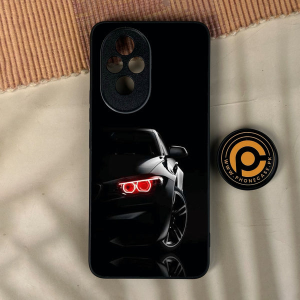 Honor 200 - Black Art Design 6 - Premium Metal Printed Soft Bumper Shock Proof Case