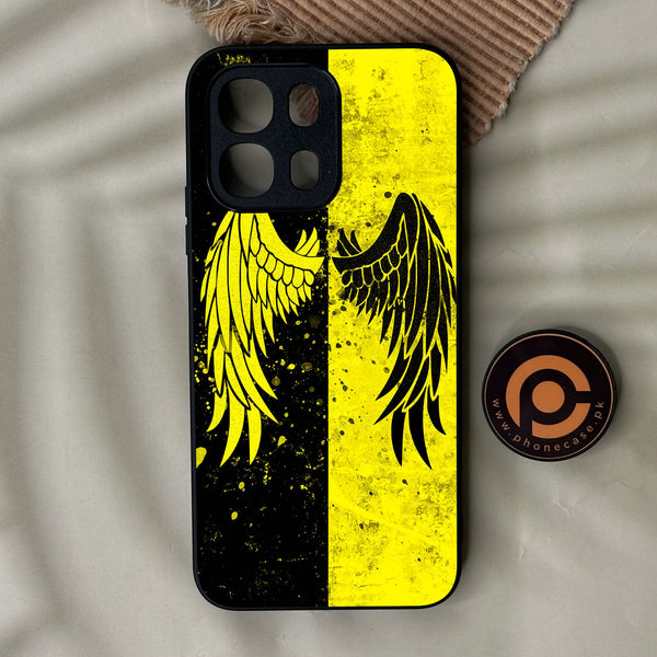 Oppo A6x - Angel 2.0 Design 1 - Premium Metal Printed Soft Bumper Shock Proof Case