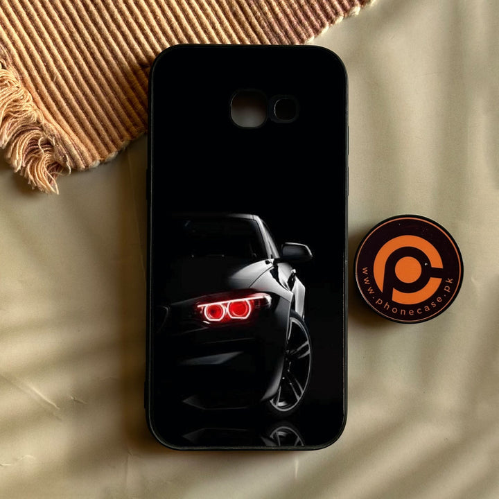 Galaxy A5 2017 - Black Art Design 6 - Premium Metal Printed Soft Bumper Shock Proof Case