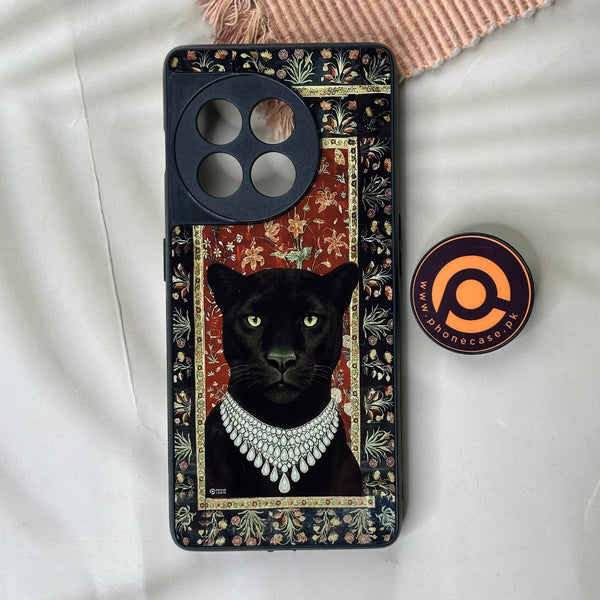 OnePlus 11R - Persian Calligraphy Art 27 - Crown Panther - Premium Metal Printed soft Bumper Shock Proof Case CS-43009