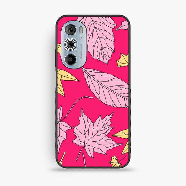 Motorola Edge 30 Pro - Floral Series Design 6 - Premium Metal Printed Soft Bumper Shock Proof Case