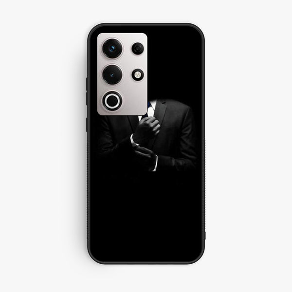 Itel S25 Ultra - Black Art Design 1 - Premium Metal Printed Soft Bumper Shock Proof Case